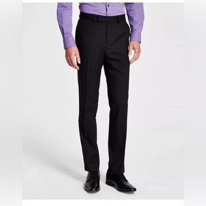 Kenneth Cole Men’s Slim Fit Flex Navy Blue Dress Pants Sz 35Wx32L